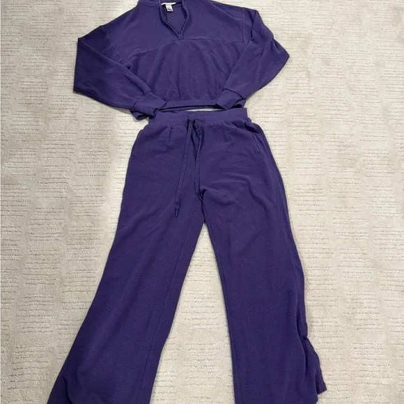 Victoria's Secret purple Jogger Set - Picture 2 of 5